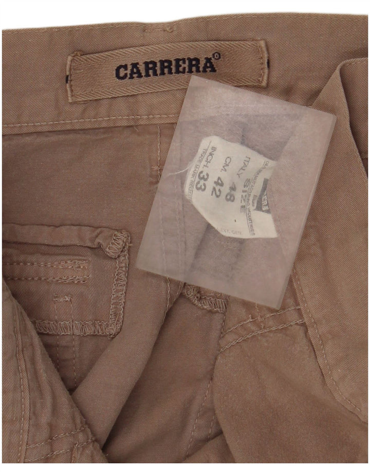 Carrera Ανδρικό ίσιο παντελόνι Cargo IT 48 Medium W30 L34 Μπεζ βαμβακερό