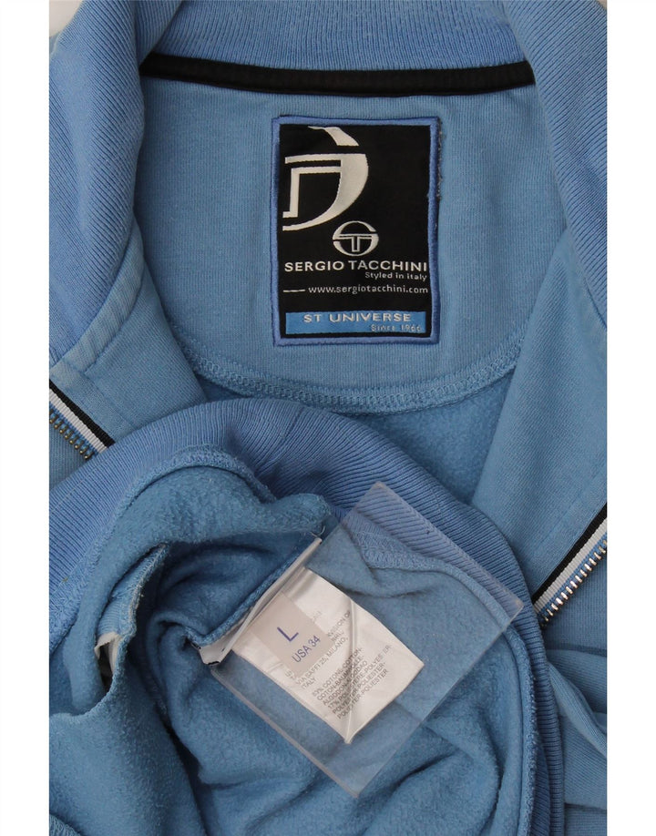 Ανδρική φόρμα Sergio Tacchini Top Jacket Μεγάλο Μπλε Ριγέ Βαμβακερό