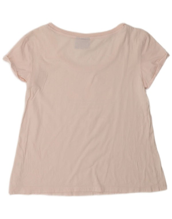 Γυναικείο γραφικό T-Shirt Adidas Top UK 10 Small Pink Floral