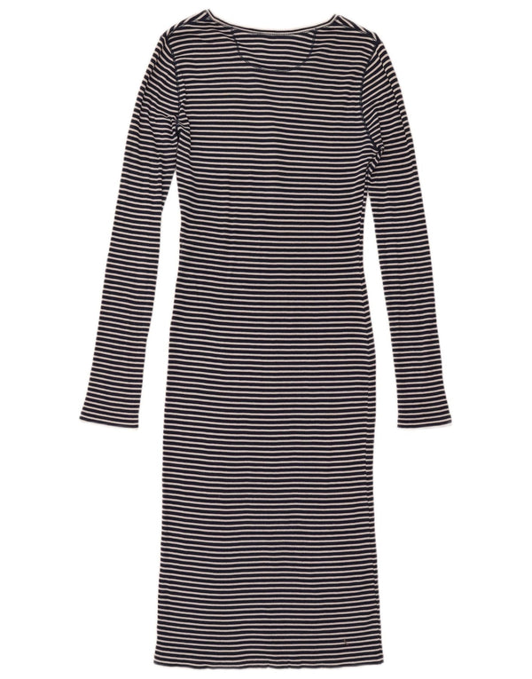 Γυναικείο μπλουζάκι πόλο Ralph Lauren UK 10 Small Navy Blue ριγέ