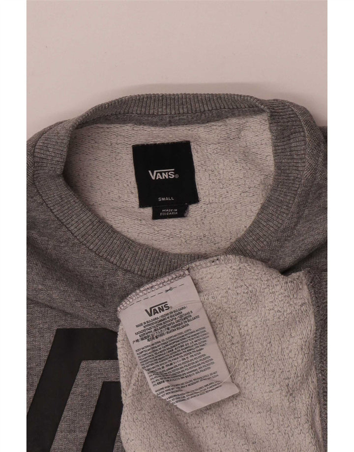 Ανδρικό γραφικό φούτερ Vans Jumper Μικρό Γκρι Βαμβακερό