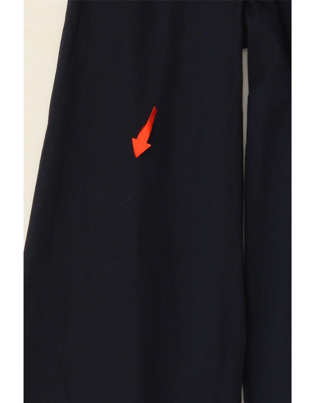 BENETTON Γυναικεία μπροστινή γραβάτα μακρυμάνικη μπλούζα UK 10 Small Navy Blue