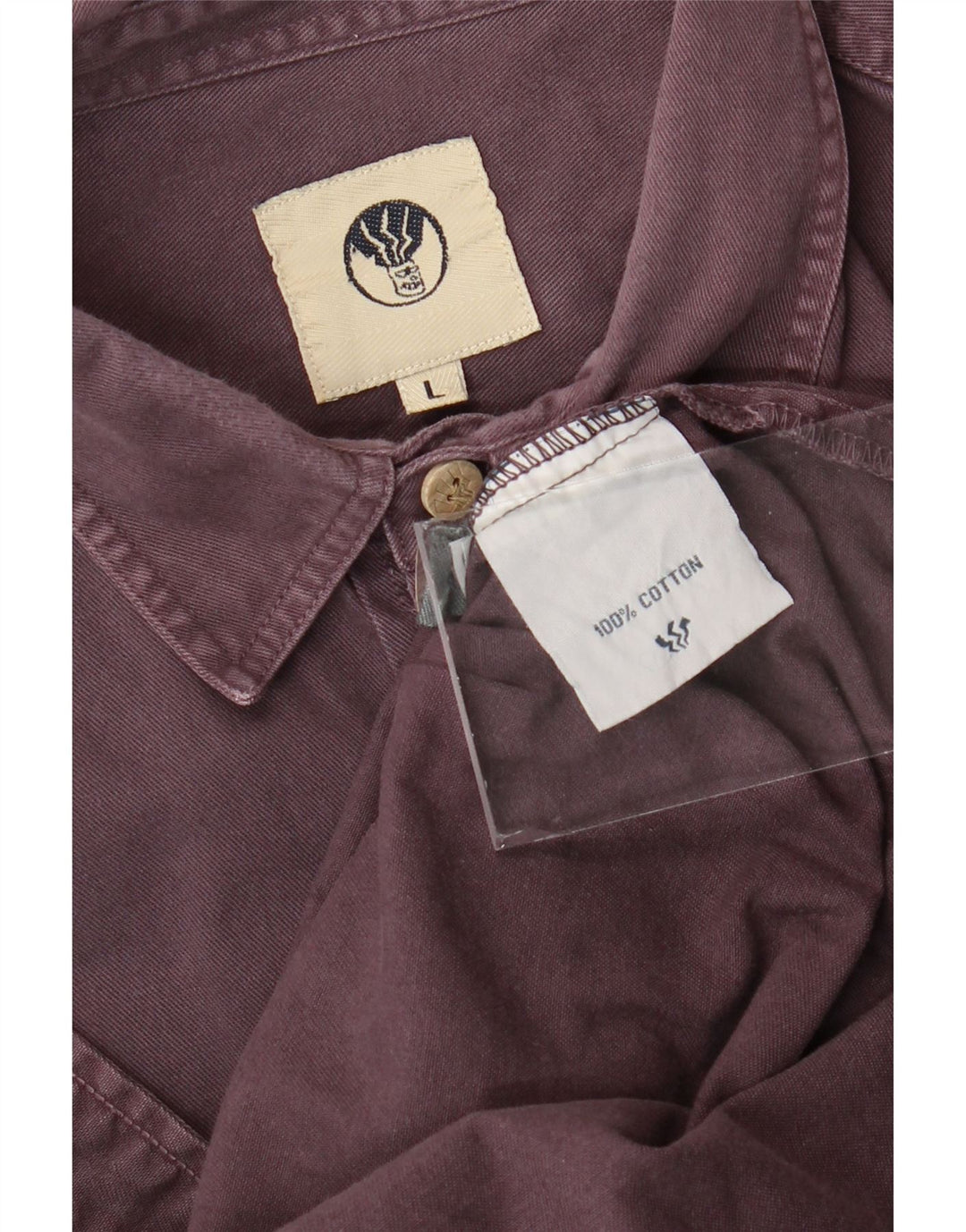 Ανδρικό πουκάμισο Fat Face Μεγάλο Μωβ Βαμβακερό