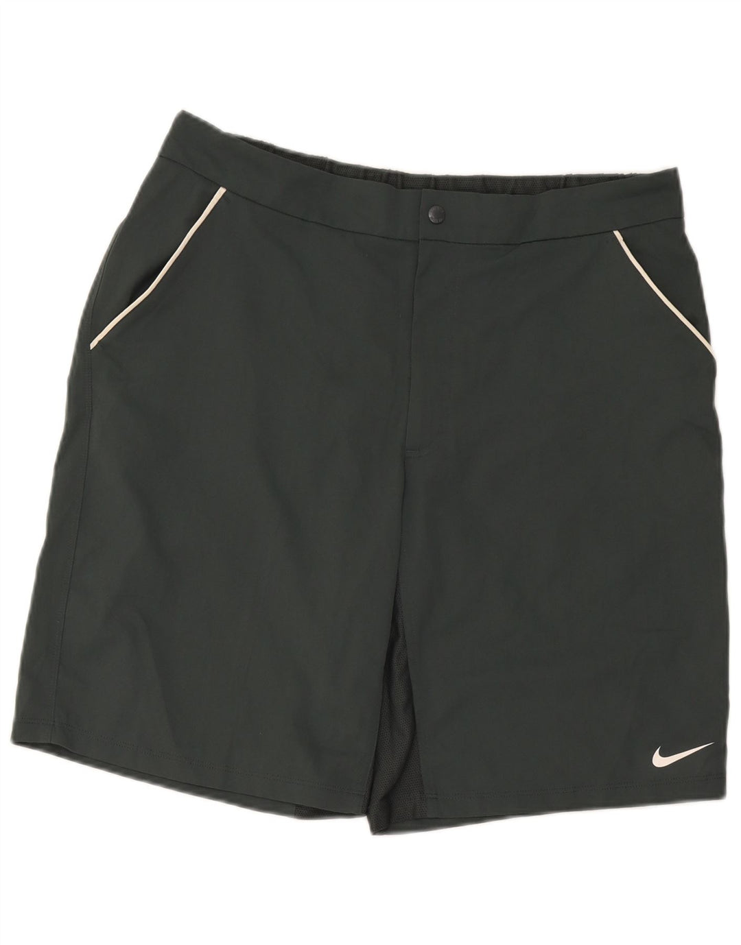 Ανδρικό αθλητικό σορτς Nike Dri Fit με μεγάλο γκρι πολυεστέρα