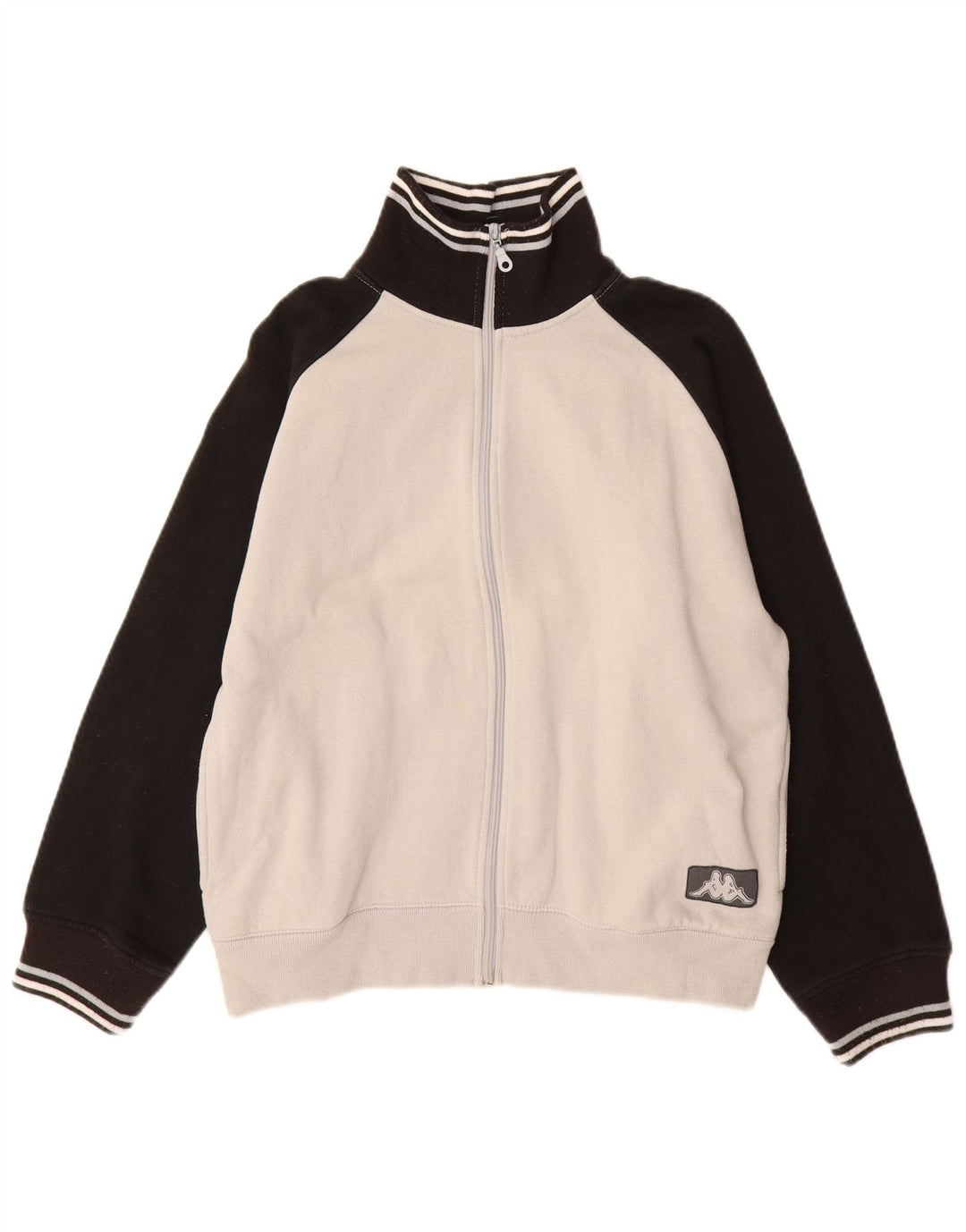 Ανδρική φόρμα γραφική Kappa Top Jacket Small Grey Colourblock Βαμβακερό