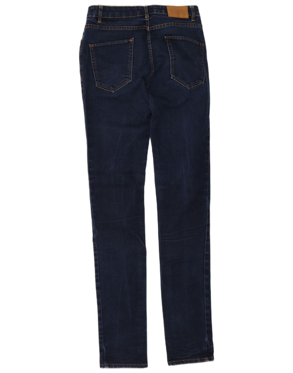 Zara Γυναικεία Skinny Jeans EU 38 Small W28 L33 Navy Blue Cotton