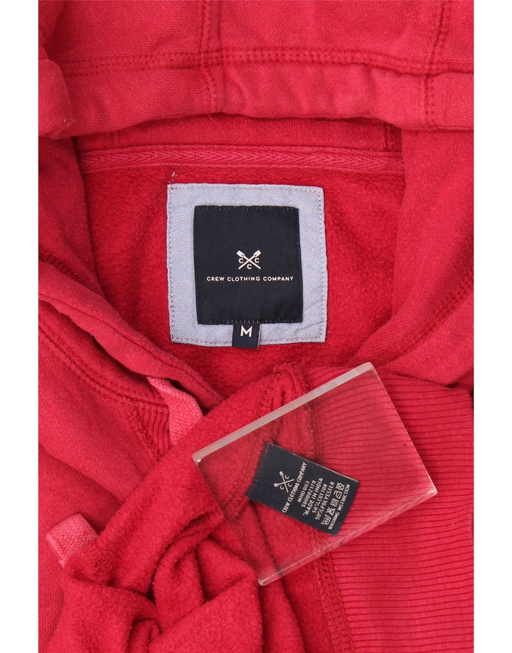 Crew Clothing Ανδρικά Hoodie Jumper Μεσαίο Ροζ Βαμβακερό