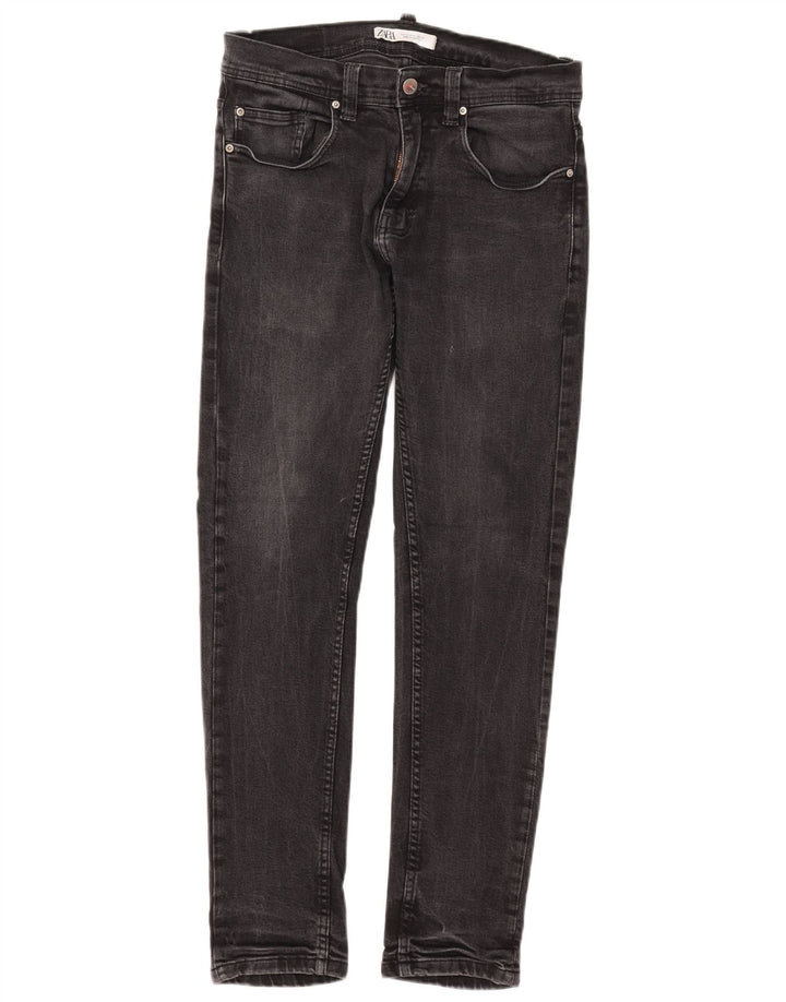 Zara Ανδρικό Slim Jeans EU 40 Medium W31 L30 Μαύρο βαμβακερό