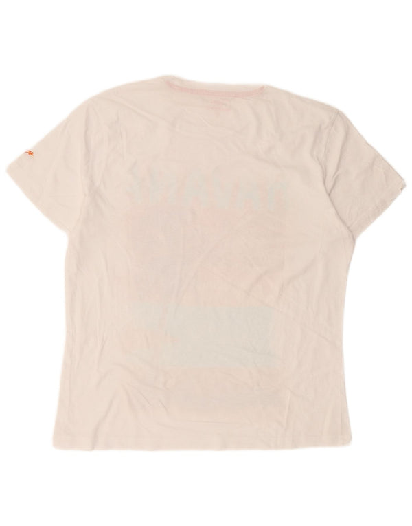 Γυναικείο γραφικό μπλουζάκι Lotto Top UK 16 Large White
