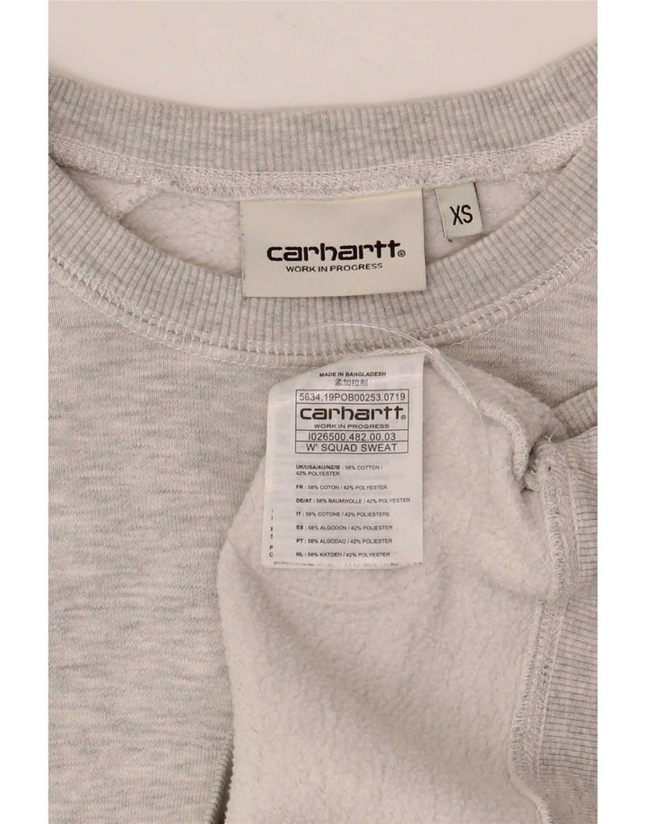 Γυναικείο φούτερ Carhartt Oversized Jumper UK 6 XS Γκρι βαμβακερό