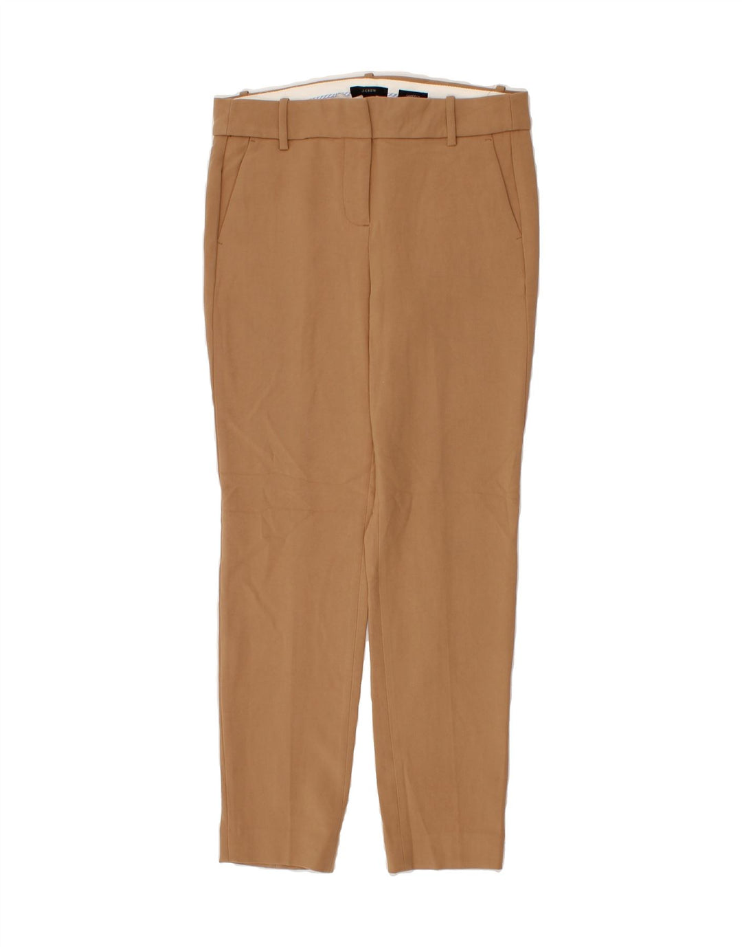 J. CREW Womens Cameron Slim Chino Trousers US 6 Medium W32 L29 Brown Vintage J. Crew and Second-Hand J. Crew from Messina Hembry 