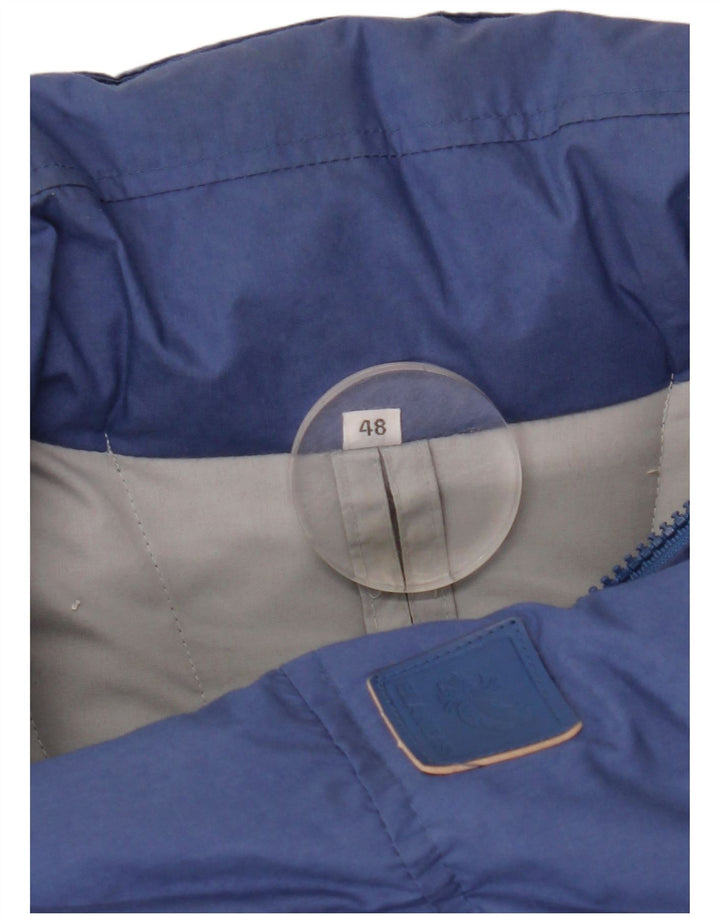 VINTAGE Ανδρικό μπουφάν με επένδυση IT 48 Medium Blue Polyester