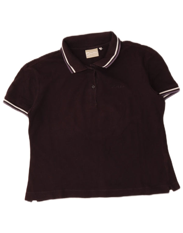 Γυναικείο Lotto Crop Polo UK 16 Large Black