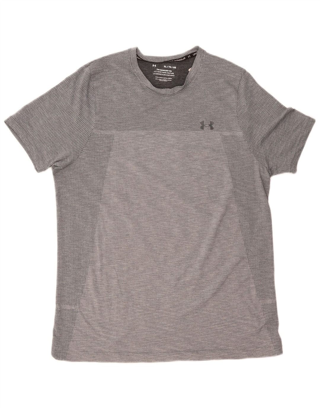 Under Armour Ανδρικό T-Shirt Top XL Grey Pinstripe Polyester