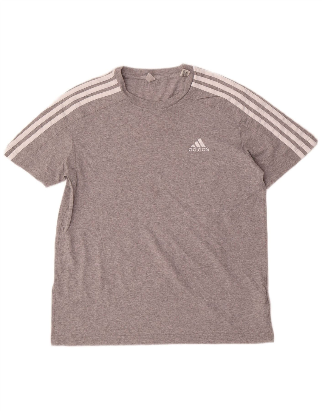Ανδρικό T-Shirt Adidas Μπλουζάκι από βαμβακερό μικρό γκρι χρώμα
