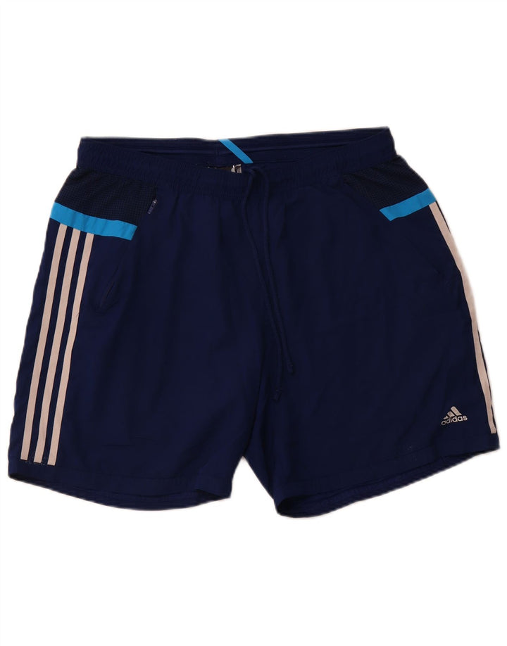 Γυναικείο αθλητικό σορτς ADIDAS Climacool UK 16 Large Blue Polyester