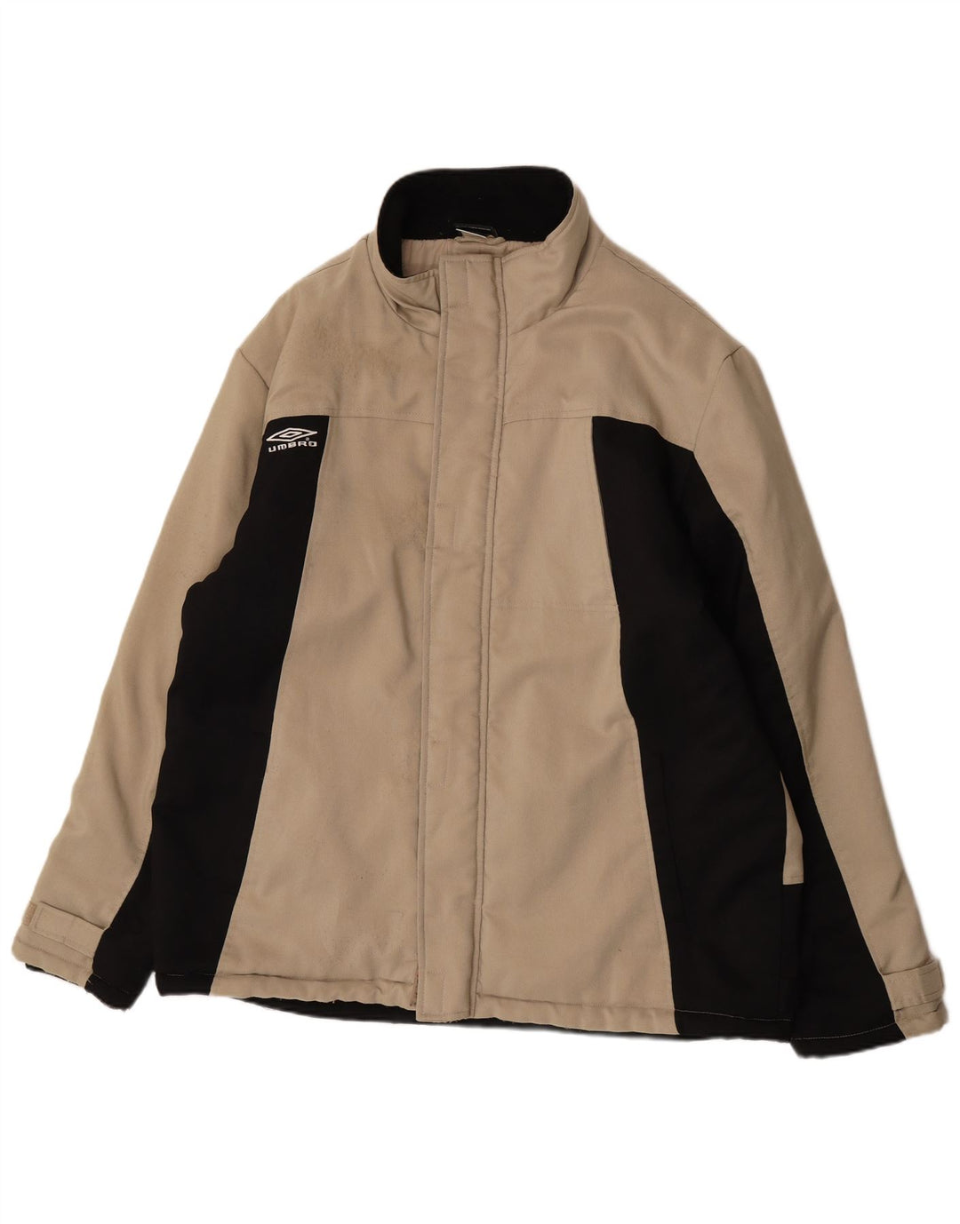 Umbro γυναικείο τζάκετ αντιανεμικό UK 44 2XL Beige Colourblock Nylon