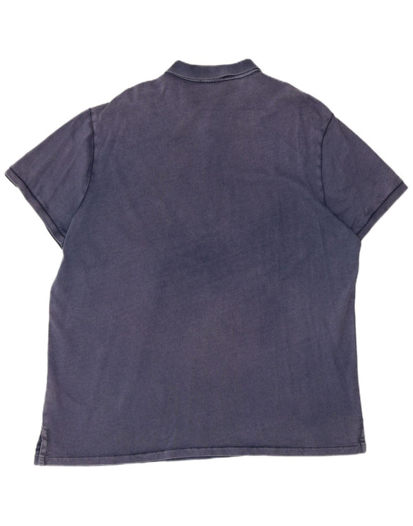 Polo Ralph Lauren Ανδρικό πουκάμισο Polo 2XL Navy Blue βαμβακερό