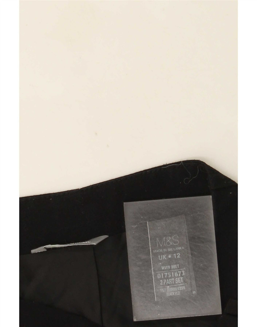 Marks & Spencer Γυναικεία Μίνι Φούστα UK 12 Medium W30 Μαύρο Πολυεστέρας