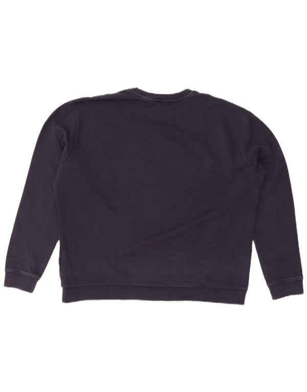 TED BAKER Γυναικείο φούτερ μεγάλου μεγέθους Jumper Size 4 Large Navy Blue Floral