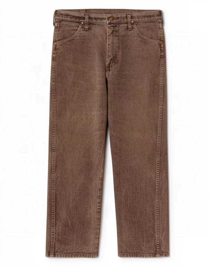 Ανδρικό τζιν ίσιο Wrangler W32 L28 Καφέ