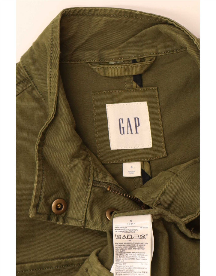 Γυναικείο Στρατιωτικό Μπουφάν Gap Oversized UK 10 Μικρό Πράσινο Βαμβακερό