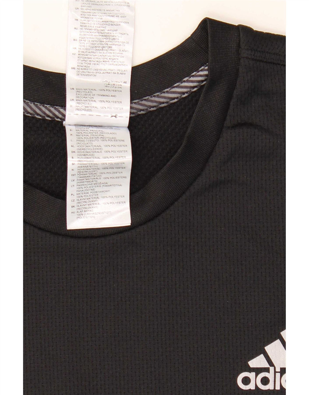 Adidas Ανδρικό τοπ Aeroready με μακρυμάνικο μεγάλο μαύρο χρώμα πολυεστέρας