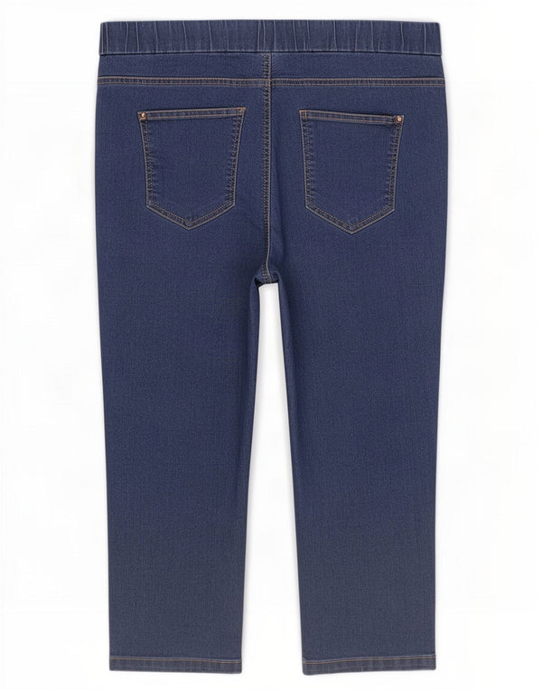 Marks & Spencer Γυναικεία Capri Jeans UK 18 XL W38 L21 Μπλε βαμβακερό
