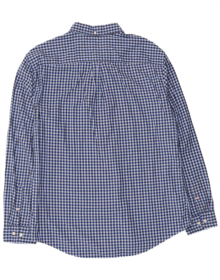 Ανδρικό πουκάμισο Tommy Hilfiger XL Blue Gingham Cotton