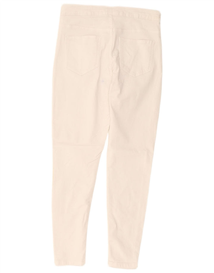 Marks & Spencer Γυναικεία κανονικά Skinny Jeans UK 14 Medium W30 L27 White