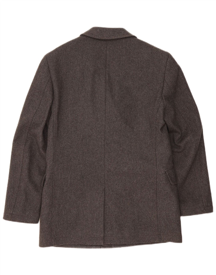 Ανδρικό σακάκι EDC 4 κουμπιών UK 38 Medium Grey Wool