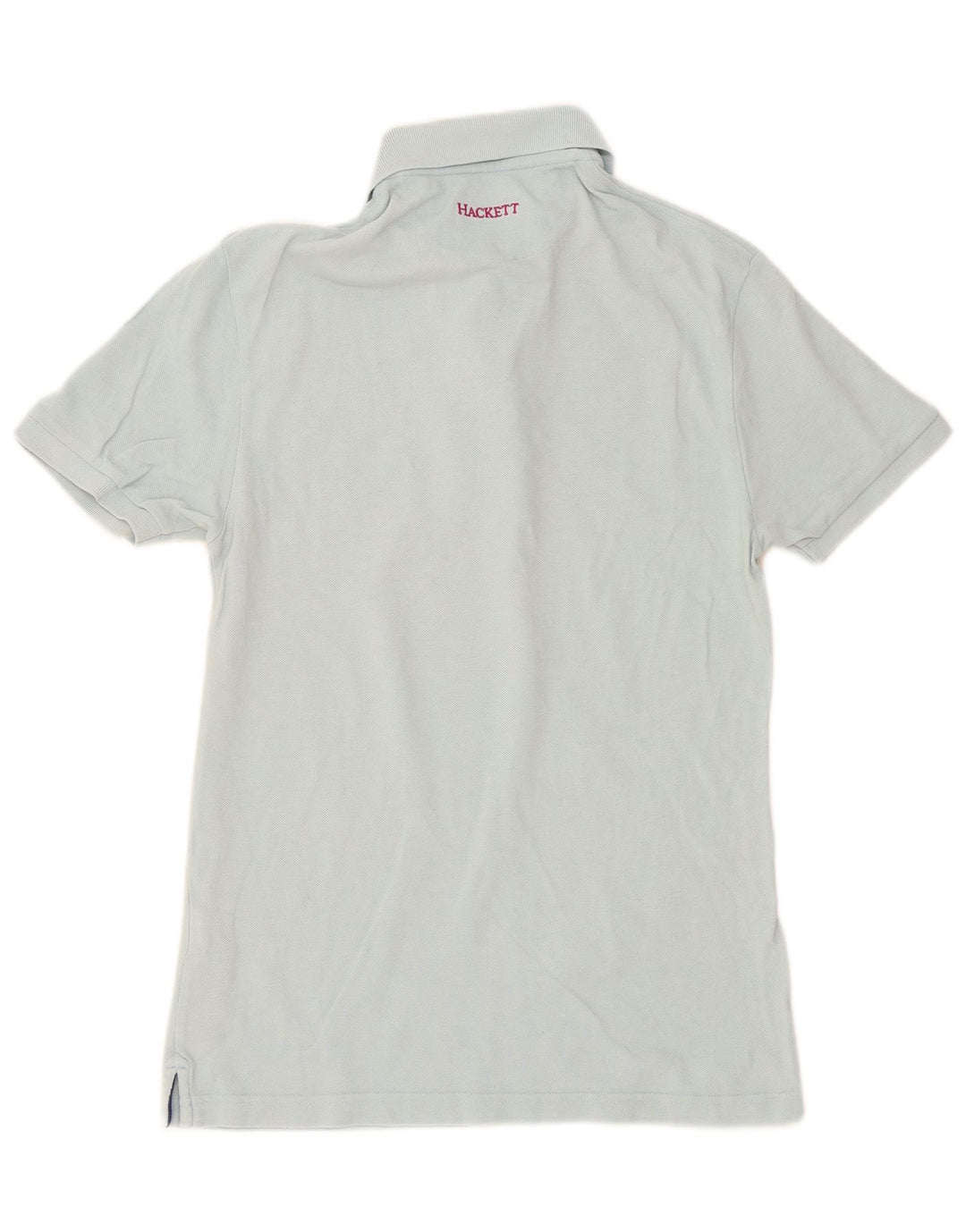 Ανδρικό μπλουζάκι πόλο Hackett Slim Fit Μικρό μπλε βαμβακερό