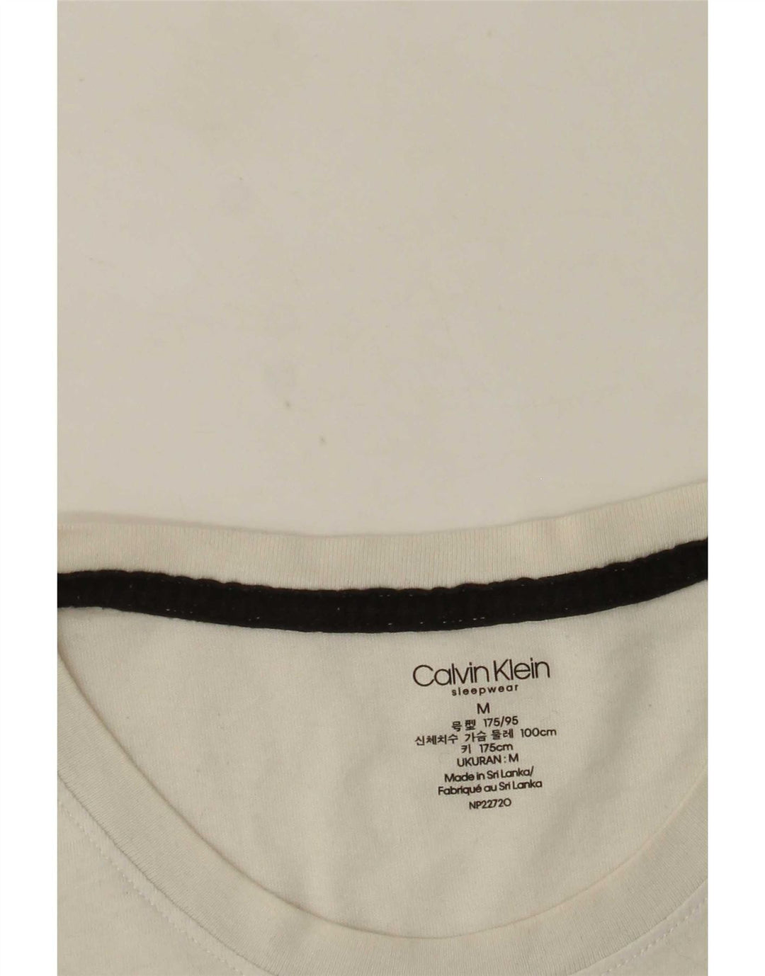 Ανδρικό γραφικό T-Shirt Calvin Klein Top Medium White Colourblock
