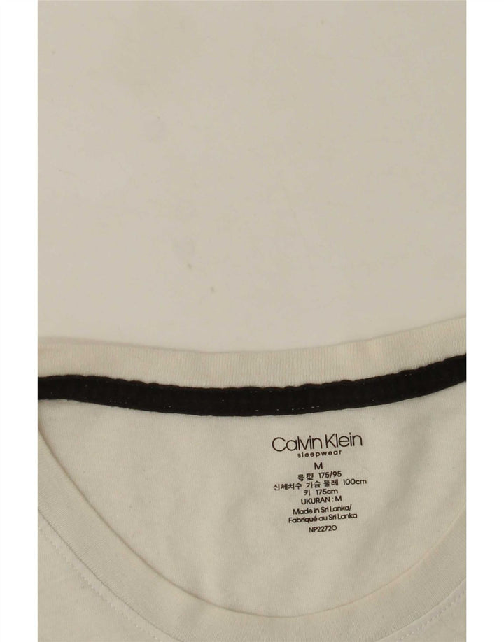 Ανδρικό γραφικό T-Shirt Calvin Klein Top Medium White Colourblock