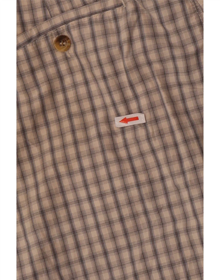 Ανδρικό σορτς Chino Marks & Spencer W34 Large Beige Check Cotton