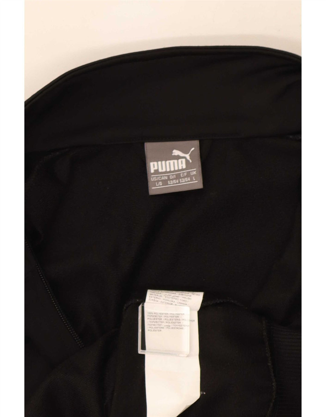 Ανδρική φόρμα φόρμας Puma γραφική φόρμα Top Jacket μεγάλο μαύρο πολυεστέρα
