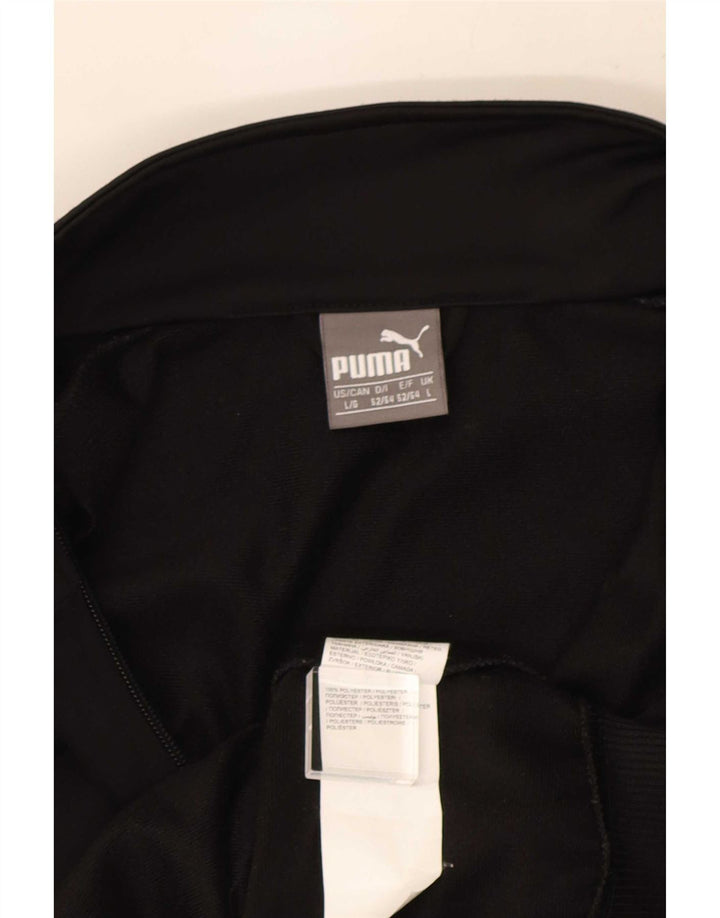 Ανδρική φόρμα φόρμας Puma γραφική φόρμα Top Jacket μεγάλο μαύρο πολυεστέρα