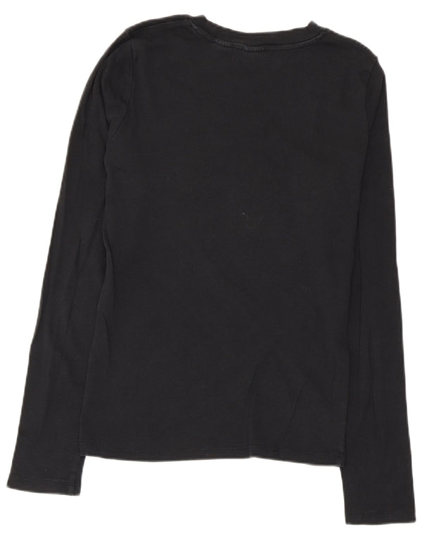 Γυναικείο τοπ Levi's μακρυμάνικο UK 12 Medium Black