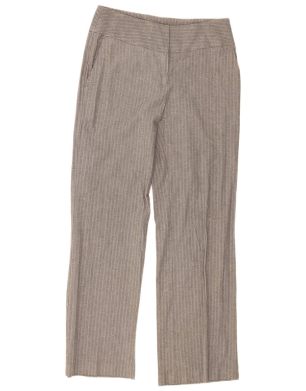 Marks & Spencer Γυναικείο παντελόνι Chino UK 10 Small W30 L32 Grey Pinstripe