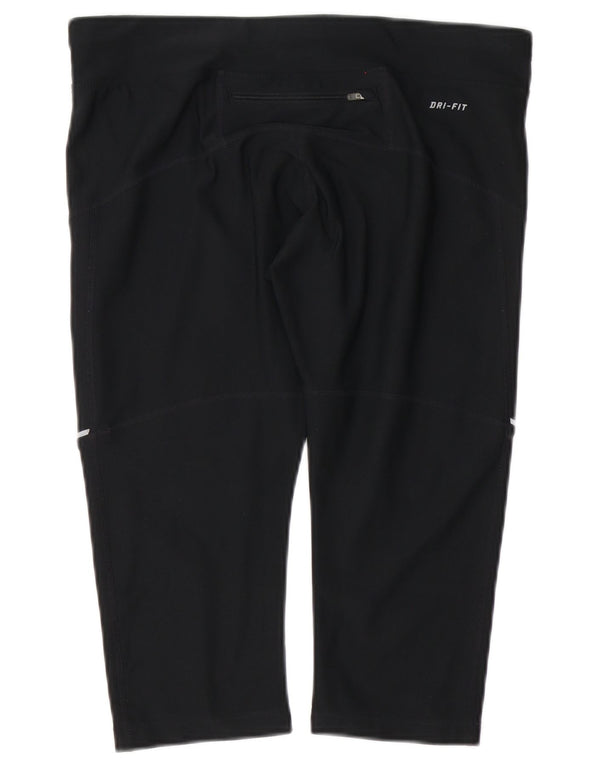 Nike Γυναικείο Dri Fit Bermuda αθλητικό σορτς UK 16 μεγάλο μαύρο