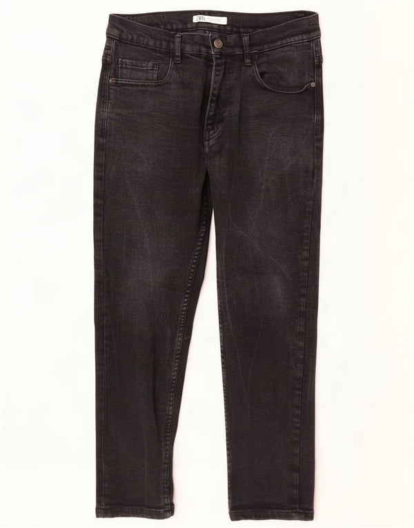 Zara Ανδρικό Slim Jeans EU 42 Large W32 L28 Μαύρο βαμβακερό