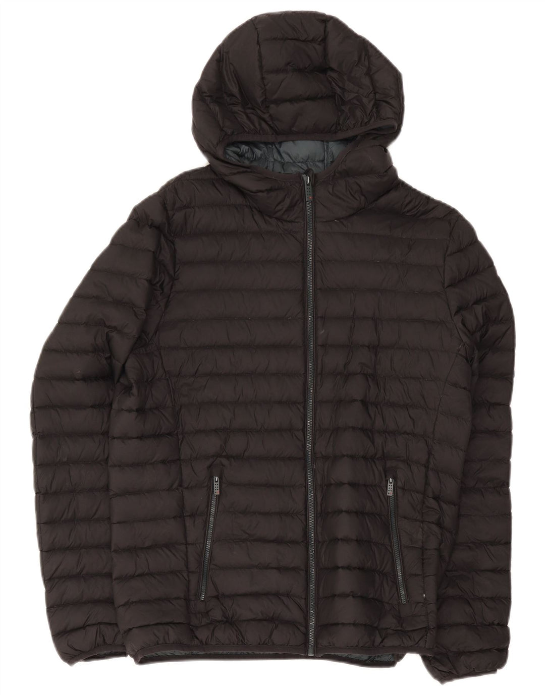 Ανδρικό μπουφάν με κουκούλα Mistral UK 38 Medium Black Nylon