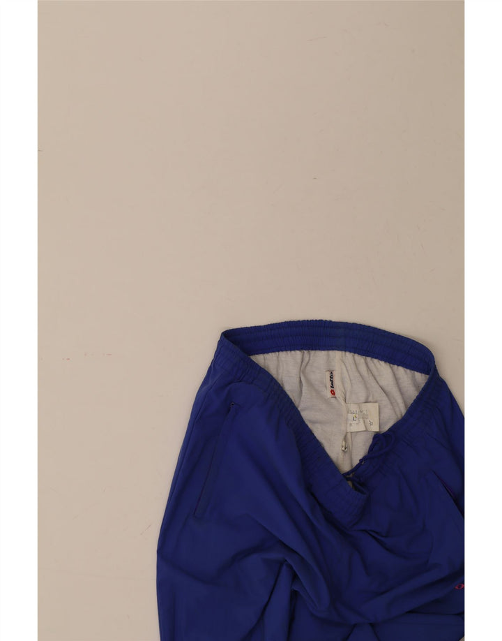 LOTTO Mens Tracksuit Trousers Joggers Large Blue Polyester Vintage Lotto and Second-Hand Lotto from Messina Hembry 