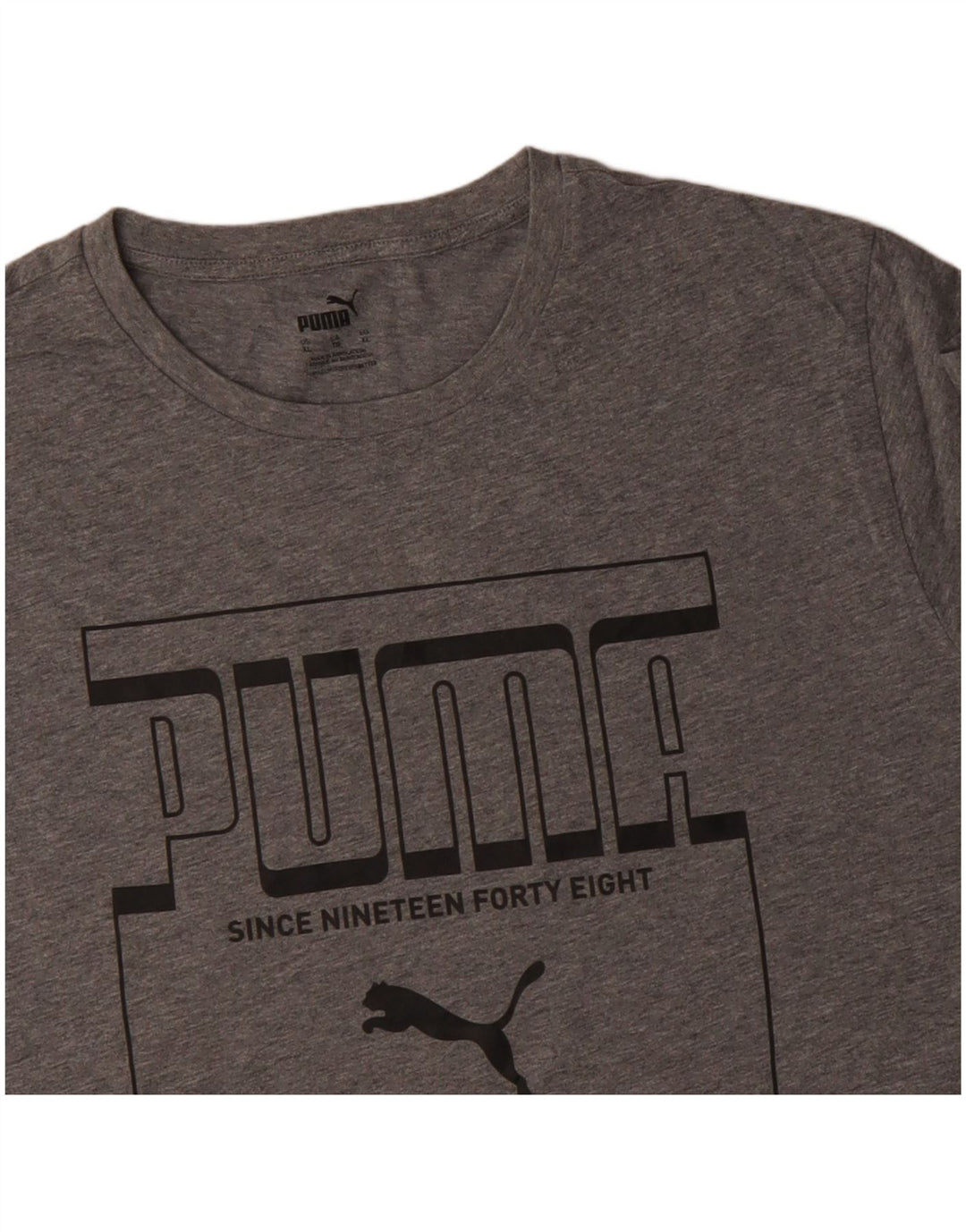Ανδρικό γραφικό T-Shirt PUMA Top XL Γκρι βαμβακερό
