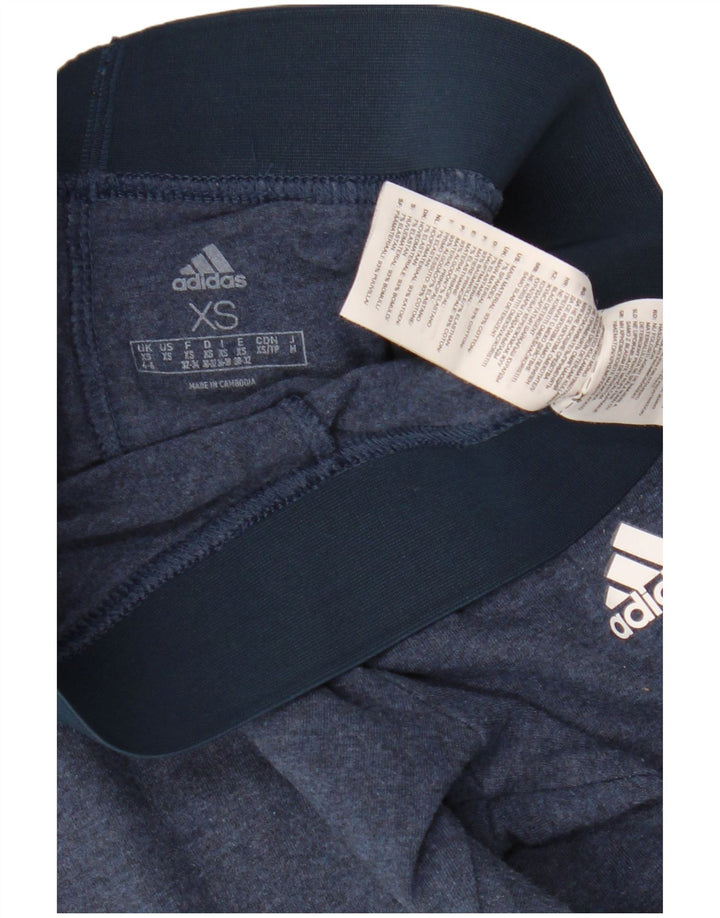 Γυναικείο κολάν ADIDAS UK 4/6 XS Navy Blue Cotton