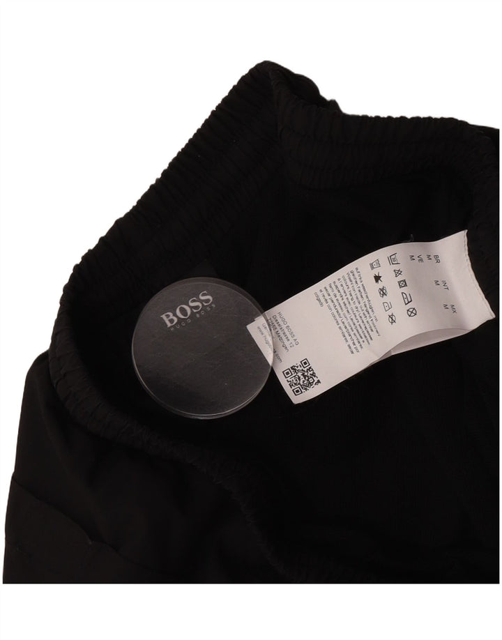 Ανδρικό σορτς κολύμβησης Hugo Boss, μεσαίο μαύρο πολυεστέρα