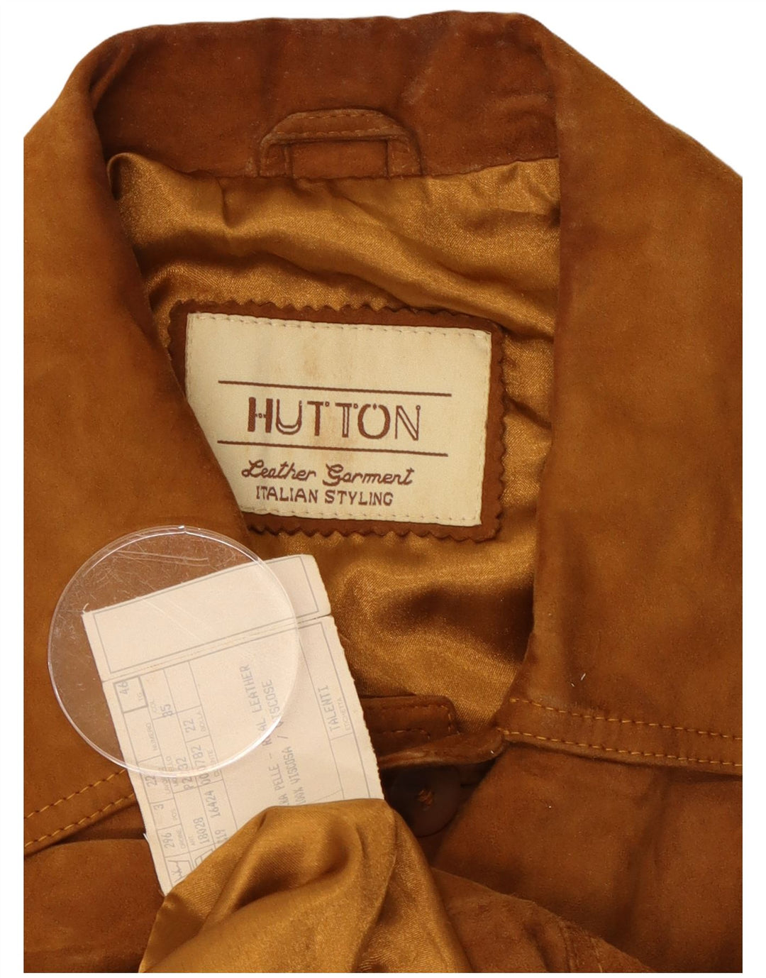 Vintage Ανδρικό Suede Jacket IT 46 Small Brown Leather Classic