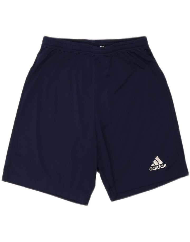 ADIDAS Mens Aeroready Sport Shorts Medium  Navy Blue Polyester Vintage Adidas and Second-Hand Adidas from Messina Hembry 