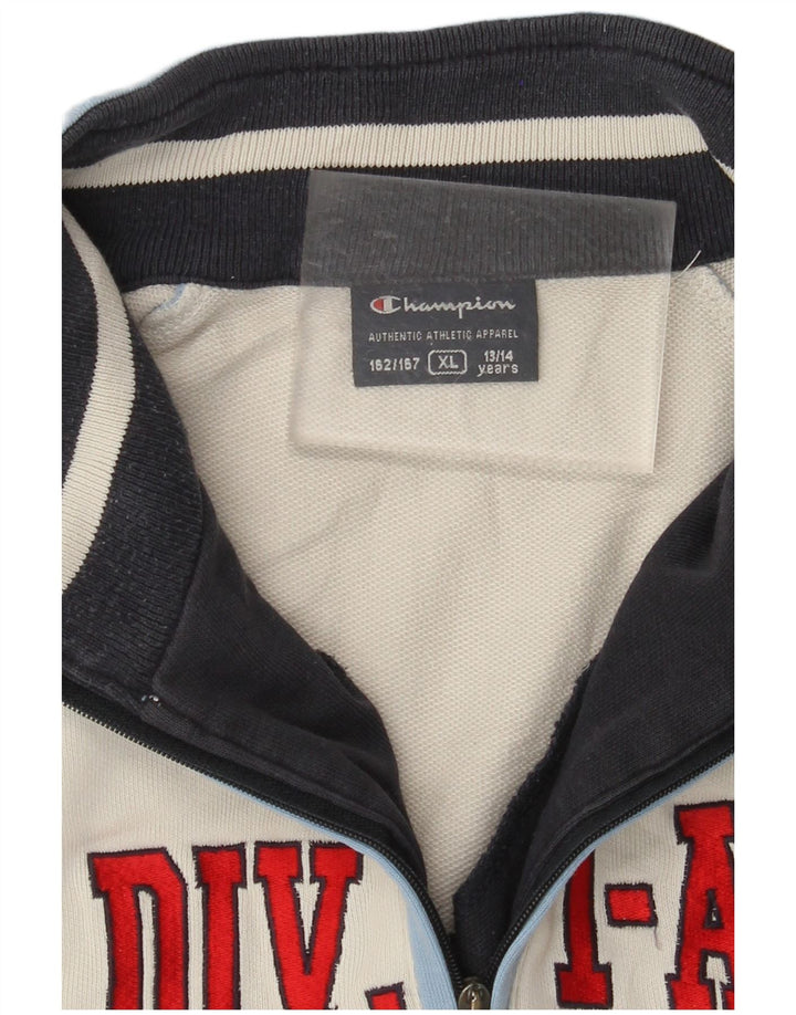 CHAMPION Γραφικό φούτερ για αγόρια 13-14 ετών XL λευκό χρώμα