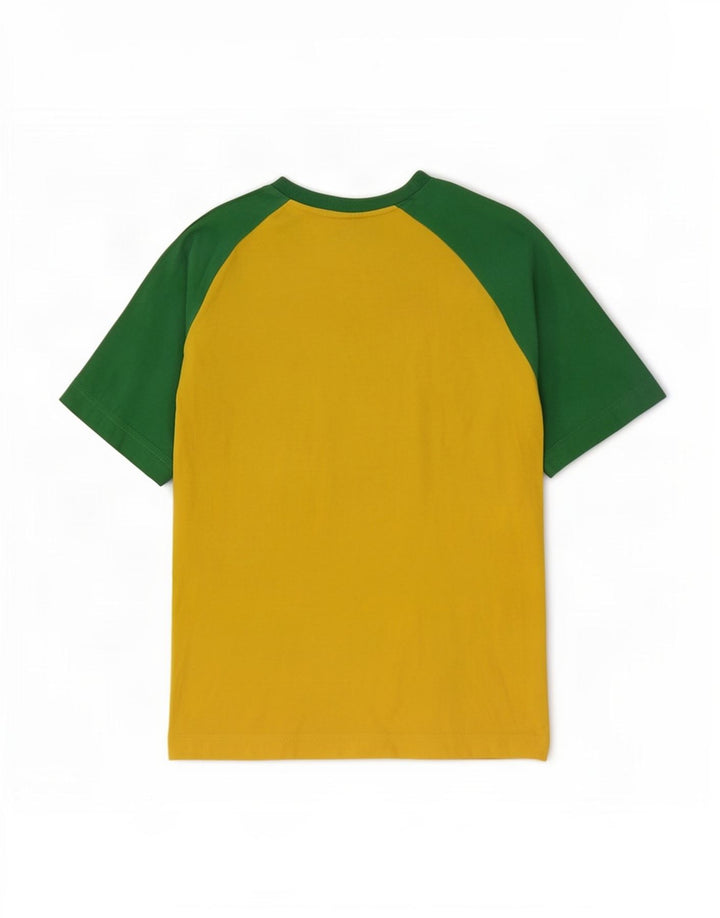 Ανδρικό γραφικό T-Shirt Puma Top Small Yellow Colourblock